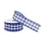 12 Pack: 1.5" x 10yd. Wired Gingham Ribbon by Celebrate It™
